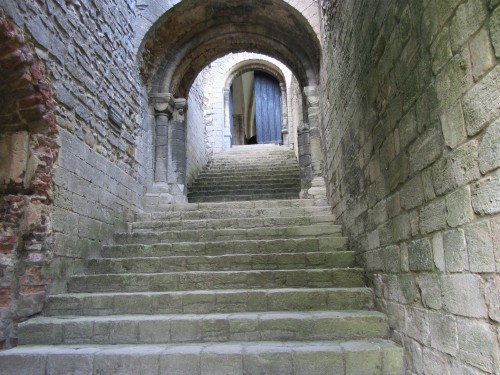 Castle Rising steps