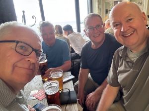 Walking group at end of walk Walking group at end of walk