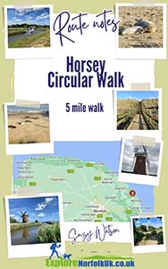 Horsey Windpump circular walk route notes