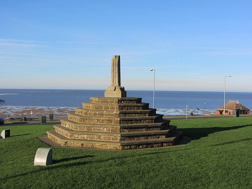 The Cross at Hunstanton looking over the to the sea