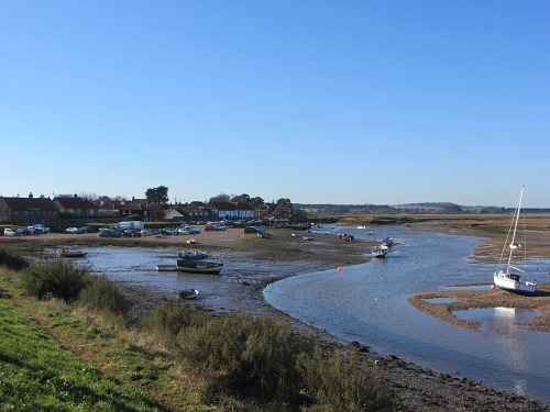 Looking back towards Burnham Overy Staithe