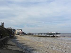 Cromer Pier and town