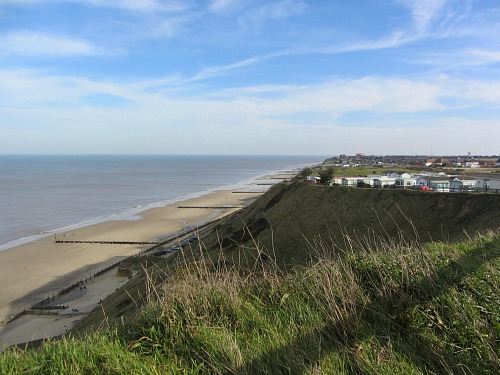The cliffs at Mundesley