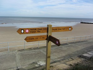 Norfolk Coast Path signposts