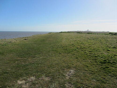 The cliffs just past Walcott