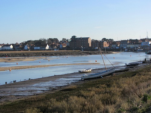 The approach to Wells-next-the-Sea The approach to Wells-next-the-Sea