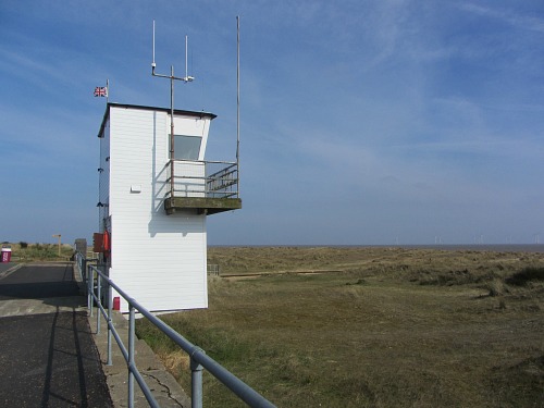 The tower watch on the edge of Gt Yarmouth North Denes Dunes The tower watch on the edge of Gt Yarmouth North Denes Dunes