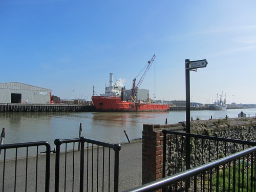 The busy working port at Gt Yarmouth The busy working port at Gt Yarmouth