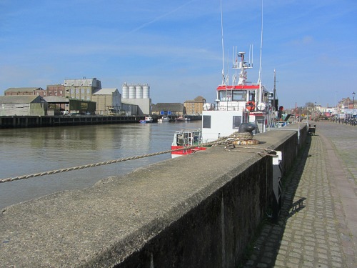 The quay at Gt Yarmouth The quay at Gt Yarmouth