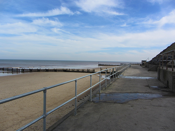 Overstrand beach and promenade Overstrand beach and promenade