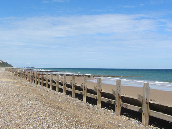 Overstrand towards Cromer Overstrand towards Cromer