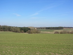 Open countryside views along the Peddars Way