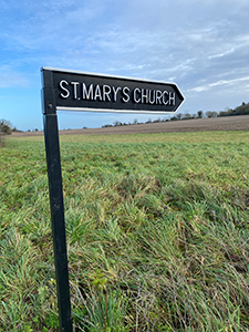 St Mary's Church sign