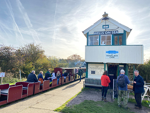 Wells and Walsingham Light Railway Old Signal Box
