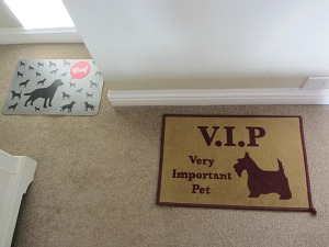 The VIP dog mat The VIP dog mat