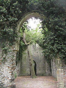 The old church ruins which you can walk to from Big Sky Cottages The old church ruins which you can walk to from Big Sky Cottages