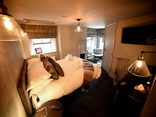 A "Small Good" room at The Chequers Inn