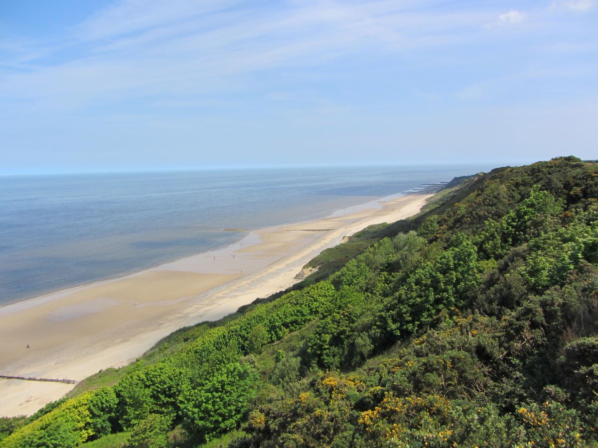 View from the Cromer cliff tops