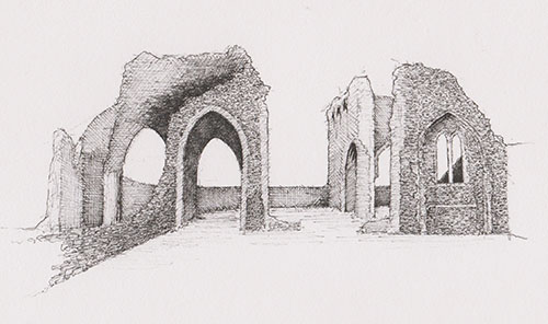 Creake Abbey by Will Assheton