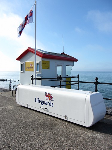 The Lifeguard station on Cromer beach