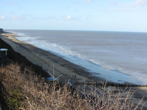 Cromer beach towards East Runton