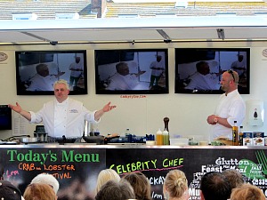 Entertaining cookery demonstrations