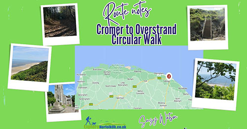 Cromer to Overstrand route notes and map