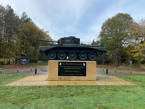 Desert Rats Cromwell tank memorial Desert Rats Cromwell tank memorial