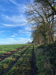 Keep straight on here!