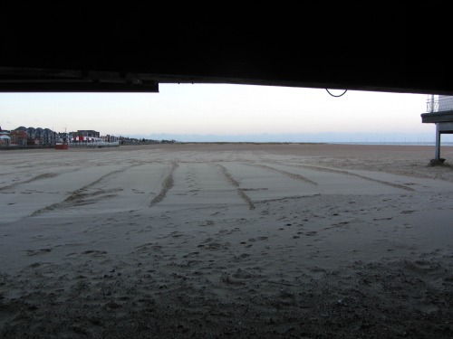 Great Yarmouth North Beach from under the Pier Great Yarmouth North Beach from under the Pier