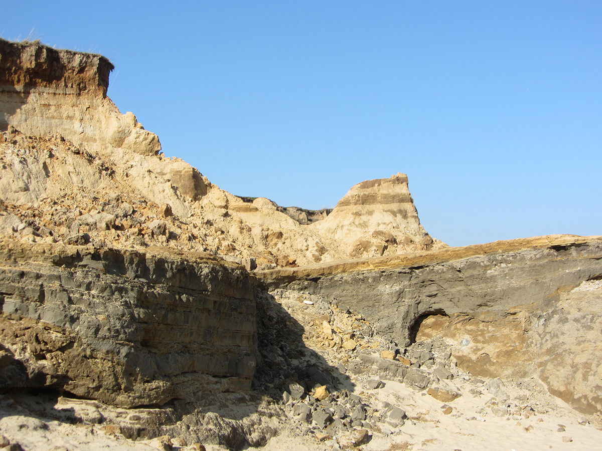 Happisburgh cliff erosion