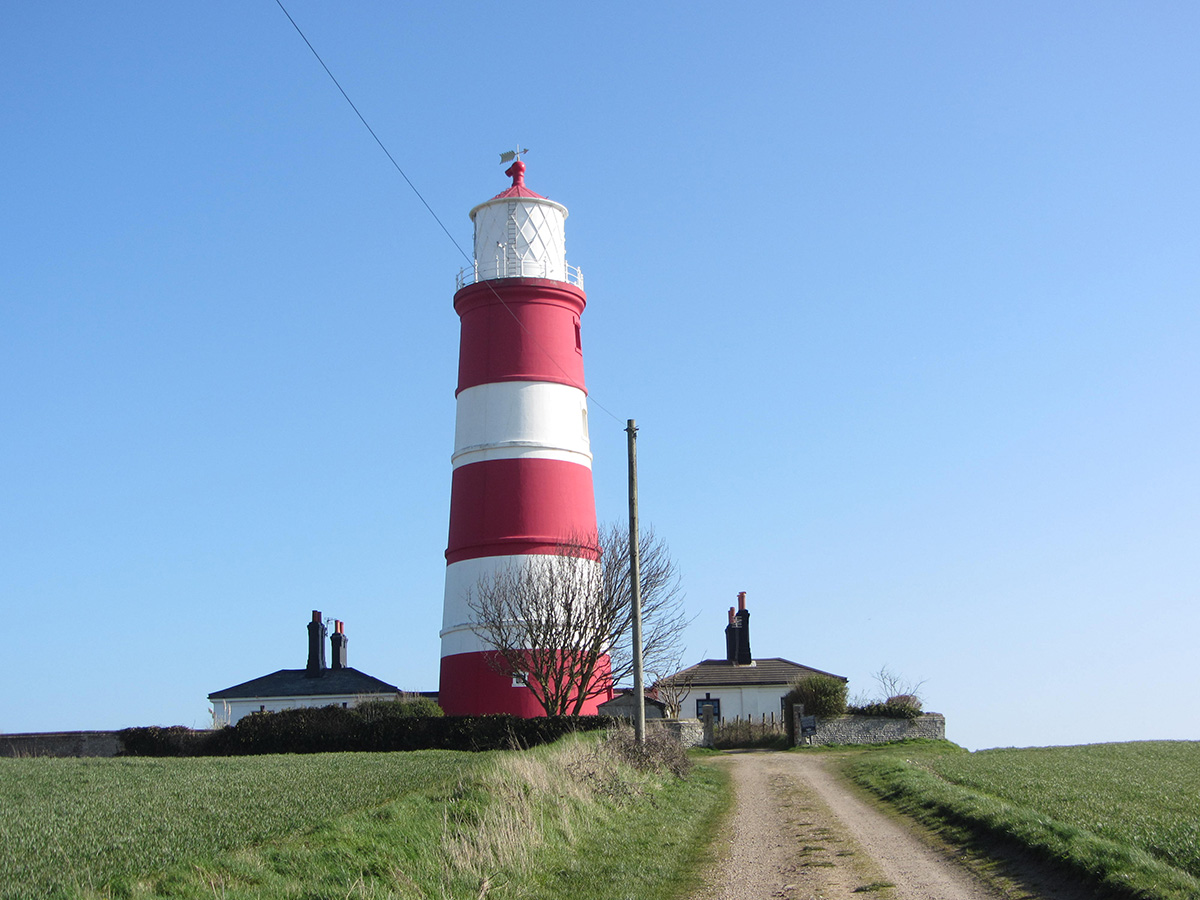 Happisburgh lighthouse from the car park