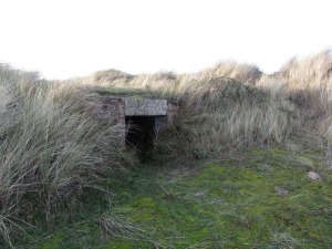Pill box at Holme Dunes Pill box at Holme Dunes
