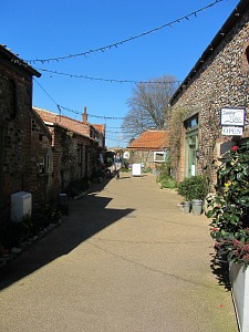 One of the flint stone yards in Holt