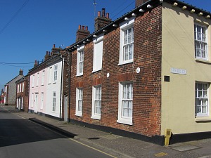 Georgian frontage in Holt Norfolk