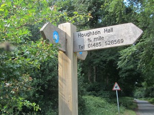 Well signed Houghton circular walk Well signed Houghton circular walk