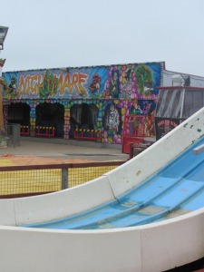 Fun fair amusements at Hunstanton beach