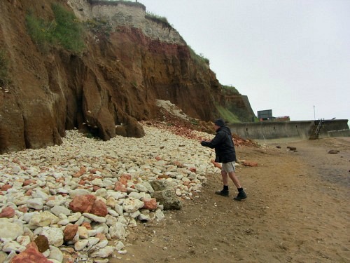 Michael Kennedy on Hunstanton beach
