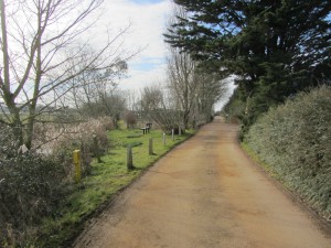 The track that you walk along once you come off the Norfolk Coast Path