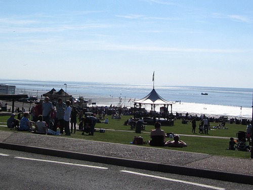 Hunstanton green in the summer