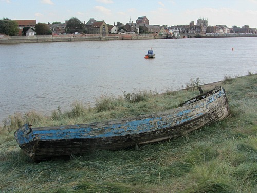 King's Lynn from the other side of the river
