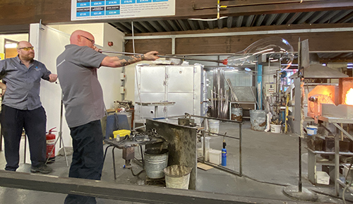 Blowing a bubble Blowing a bubble