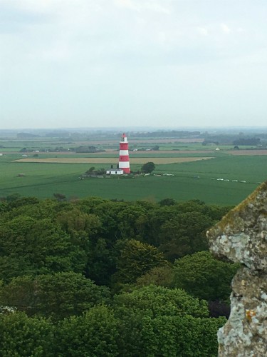 Happisburgh Lighthouse from the church tower Happisburgh Lighthouse from the church tower