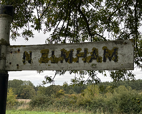 Following the pilgrim route Following the pilgrim route