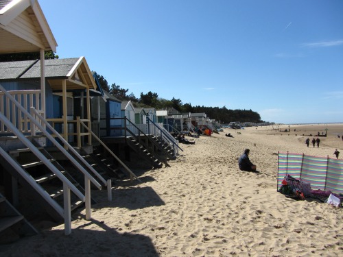 Wells Beach huts - lots to sniff at! Wells Beach huts - lots to sniff at!