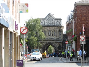 Gateway to Norwich Cathedral Gateway to Norwich Cathedral
