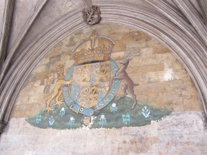 Norwich Cathedral cloister crests