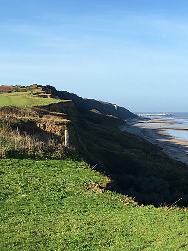 The clifftop walk from Overstrand back to Cromer