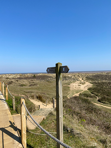 Path to Thornham beach