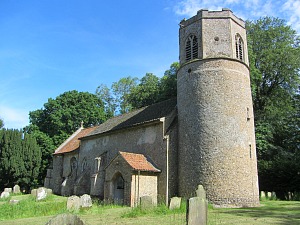 Norman Round Tower Churches in many Norfolk villages